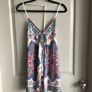 Multi- Colored Boho Halter Top